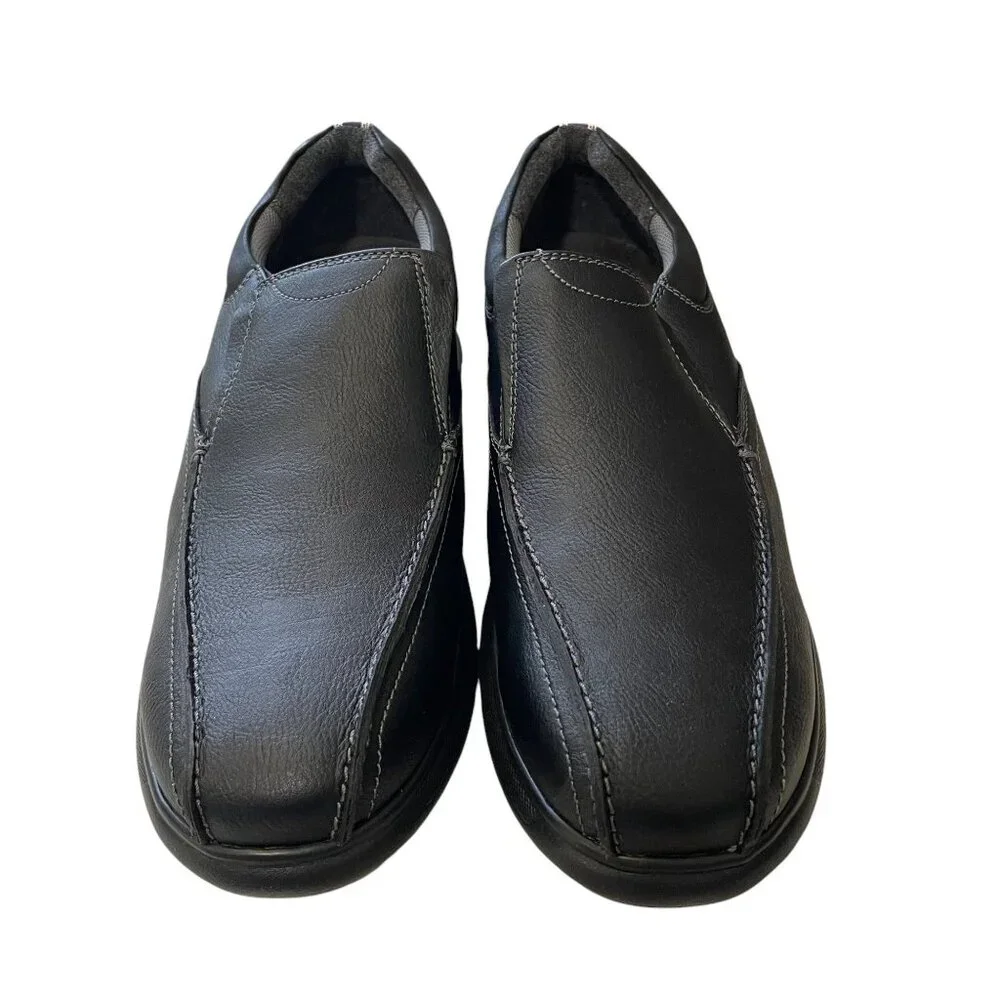 Saddlebred Tallon‎ Black Loafers 10M Slip-On Dress Shoes Comfort Casual Office